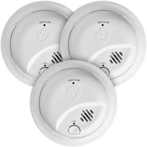Battery-Operated Smoke Alarm, 3-Pack